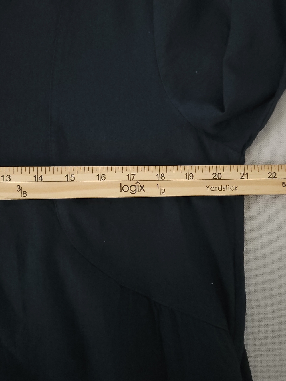 Francesca Bettini Made in Italy Linen Maxi Dress Large Navy Band Collar Button - Picture 10 of 11
